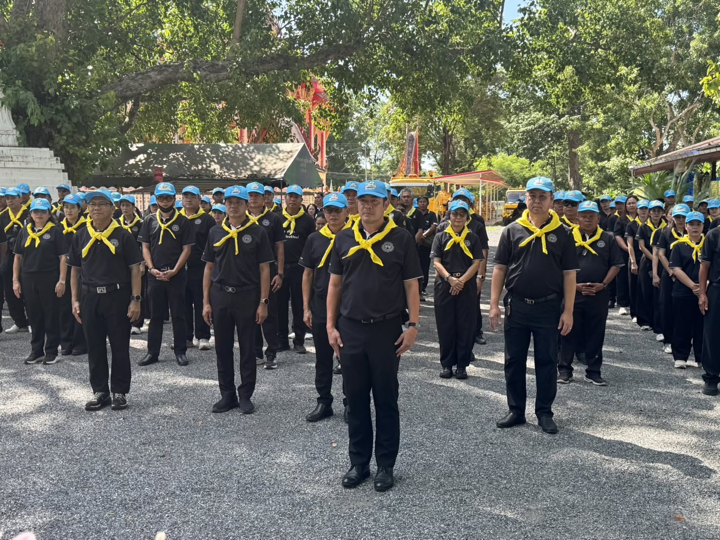 สำนักงานทางหลวงที่ ๑๐ จัดโครงการบูรณปฏิสังขรณ์ศาสนสถานและปรับปรุงภูมิทัศน์ วัดต้นโพธิ์ศรีมหาโพธิ์ ฯ